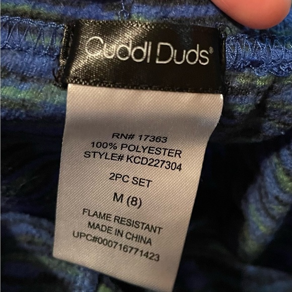 NWOT boys cuddl duds PJ pants size M (8) - Picture 3 of 3